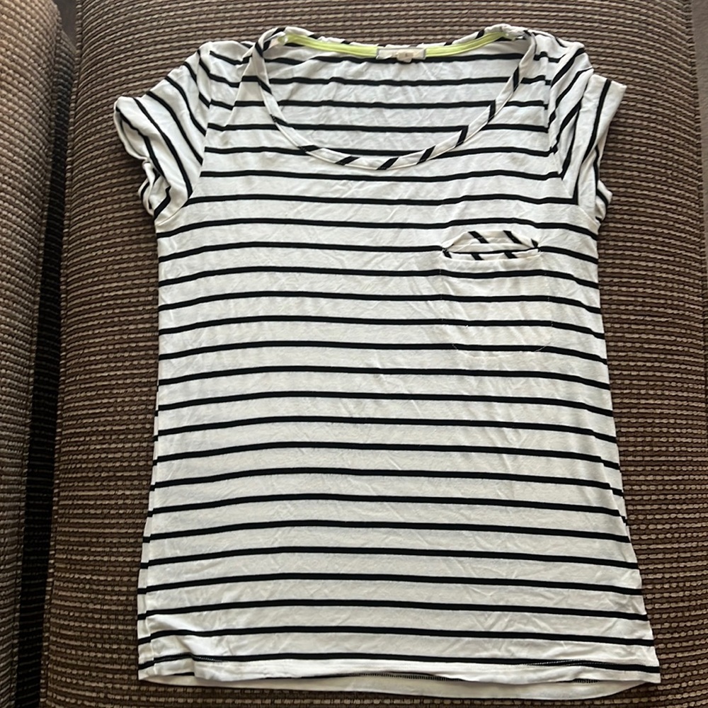EUC pleione striped top size small